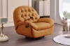 Picture of [FLOOR MODEL CLEARANCE] SANO 360° Swivel Manual Recliner Lounge Chair with Mobile Holder (Orange)