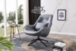 Picture of [FLOOR MODEL CLEARANCE]DAISY 360° Swivel Lounge Chair (Grey)