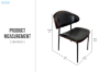 Picture of SELORA Dining Chair (Black) - Each