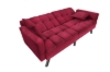 Picture of LUMI Convertible Sofa Bed with Adjustable Split-Back (Red)