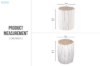 Picture of PRELUDE Teak Log Round Side Table/Stool in 2 Sizes