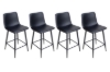 Picture of NOIR Bar Stool with Footrest