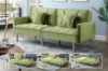 Picture of MILA Convertible Sofa Bed with Adjustable Split-Back (Green)