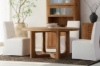 Picture of LUMBER Reclaimed Pine Wood Round Dining Table - D150