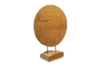 Picture of 650-040 Round Carving Decor Solid Teak Wood Sculpture (40cmx51cm)