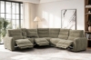 Picture of HIGHLAND Dual Motor Power Reclining Sectional Sofa with Storage Console & Swivel Tray Table & Bluetooth Speaker & USB - Water Resistant