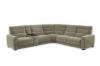 Picture of HIGHLAND Dual Motor Power Reclining Sectional Sofa with Storage Console & Swivel Tray Table & Bluetooth Speaker & USB - Water Resistant