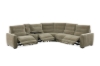 Picture of HIGHLAND Dual Motor Power Reclining Sectional Sofa with Storage Console & Swivel Tray Table & Bluetooth Speaker & USB - Water Resistant