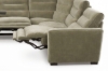 Picture of HIGHLAND Dual Motor Power Reclining Sectional Sofa with Storage Console & Swivel Tray Table & Bluetooth Speaker & USB - Water Resistant