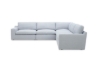 Picture of SPLENDOR Feather-Filled Fabric Modular Corner Sofa (Grey)