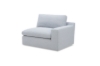 Picture of SPLENDOR Feather-Filled Fabric Modular Corner Sofa (Grey)