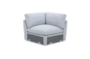 Picture of SPLENDOR Feather-Filled Fabric Modular Corner Sofa (Grey)
