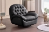 Picture of SANO 360° Swivel Manual Recliner Lounge Chair with Mobile Holder (Black)