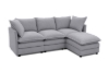 Picture of MELLOW Modular Sectional Sofa Range (Grey) - 3PC Combo Set (LAF Armchair + Armless + RAF Armchair)