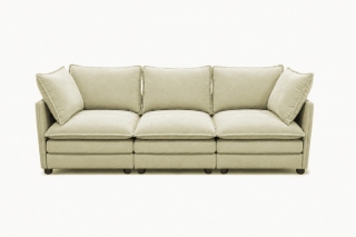 Picture of MELLOW Modular Sectional Sofa Range (Sage Green) - 3PC Combo Set (LAF Armchair + Armless + RAF Armchair)