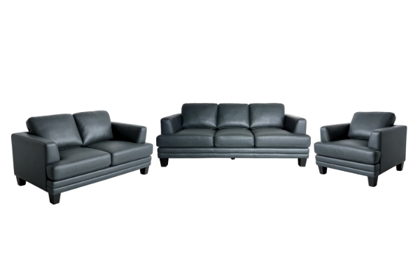 Picture of HUDSON Air Leather Sofa Range - 3+2+1 Sofa Set