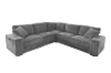 Picture of MARLIN Corduroy Fabric Sectional Sofa with Hidden Storage & Cup Holder