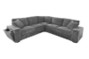 Picture of MARLIN Corduroy Fabric Sectional Sofa with Hidden Storage & Cup Holder
