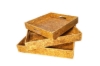 Picture of SATYA Crushed Capiz Shell Square Trays – Set of 3