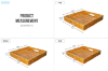Picture of SATYA Crushed Capiz Shell Square Trays – Set of 3