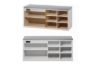 Picture of PORTIO Sliding Glass Door Shoe Bench with Ozone & Negative Ion Deodorising Function (White)