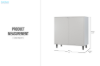 Picture of MODLO 2-Door Storage Cabinet with Adjustable Shelf (79x79.5cm)