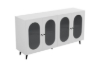 Picture of FIVEN 4-Door Buffet/Storage Cabinet (White)