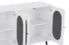 Picture of FIVEN 4-Door Buffet/Storage Cabinet (White)