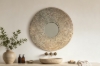 Picture of WOMACK Round Capiz Shell Wall Mirror (120x120cm)