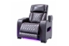 Picture of VOLT Air Leather Dual Motor Power Reclining Sofa Range with Cup Holders & Storage & USB Port & Wireless Charging & LED Lighting (Brown)