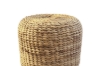 Picture of PANDED Water Hyacinth Woven Stool with Twig Legs