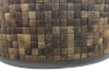 Picture of HAMTON D93 Coconut Chip Round Coffee Table with Gamelina Wood Base