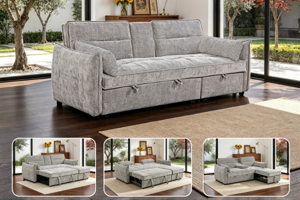 Picture of LOUNVA Dual Pull-Out Sofabed