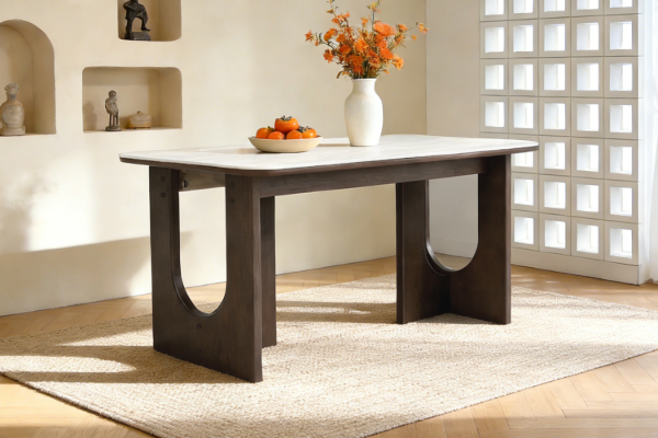 Picture of LORENA 150/180 Sintered Stone Top Dining Table