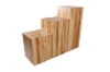 Picture of ATLANTIC H45/H65/H85 Teak Wood B - Pedestal Stand Set of 3