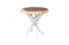 Picture of LIBERTE D50 Round Side Table with Mungur Wood Top and Teak Branch Base