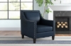 Picture of [FLOOR MODEL CLEARANCE] ABBEY Arm Chair (Navy Blue)ABBEY Arm Chair (Navy Blue)