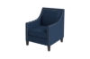 Picture of [FLOOR MODEL CLEARANCE] ABBEY Arm Chair (Navy Blue)ABBEY Arm Chair (Navy Blue)