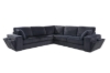 Picture of [FLOOR MODEL CLEARANCE] ALBERTA Corduroy Fabric Sectional Sofa with Built-in Bluetooth Speakers & Wireless Charging