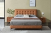 Picture of [FLOOR MODEL CLEARANCE] AUGUSTA Genuine Leather Bed Frame (Brown) - Queen