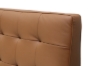 Picture of [FLOOR MODEL CLEARANCE] AUGUSTA Genuine Leather Bed Frame (Brown) - Queen