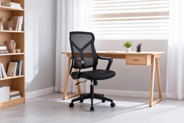 Picture of [FLOOR MODEL CLEARANCE] ELYSIAN Mid Back Office Chair (Black)