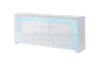 Picture of [FLOOR MODEL CLEARANCE]GRAINY 170 2-Door 3-Drawer High Gloss Buffet with LED Lights