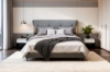 Picture of [FLOOR MODEL CLEARANCE] KIANA Air Leather Bed Frame with Integrated Touch LED Light - Queen