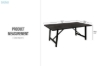 Picture of [FLOOR MODEL CLEARANCE]LAVON 160 Dining Table with Metal Legs