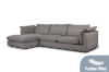 Picture of [FLOOR MODEL CLEARANCE] SERENA Feather-Filled Sectional Fabric Sofa - Chaise Facing Left