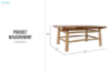 Picture of ATLANTIC Solid Teak Wood Coffee Table