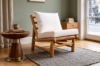 Picture of ATLANTIC Solid Teak Wood 1 Seater Sofa/Lounge Chair