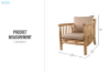 Picture of ATLANTIC Solid Teak Wood Armchair
