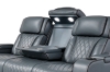 Picture of VOLT Air Leather Dual Motor Power Reclining Sofa Range with Cup Holders & Storage & USB Port & Wireless Charging & LED Lighting (Grey)